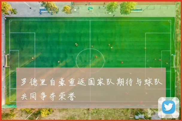 罗德里自豪重返国家队期待与球队共同争夺荣誉